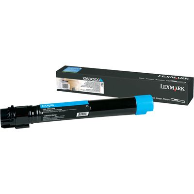 Toner Lexmark X950X2CG - Ciano Capacità extra-elevata