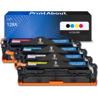 Toner compatibile HP 128A (CE320A) - 4 colori Multipack