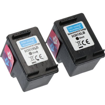 Cartuccia compatibile HP 301XL (D8J45AE) - 2x nero ad alta capacità Multipack