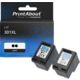 Cartuccia compatibile HP 301XL (D8J45AE) - 2x nero ad alta capacità Multipack