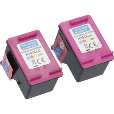 Cartucce compatibile HP 301XL (D8J46AE) - 2x 3 colori ad alta capacità Multipack