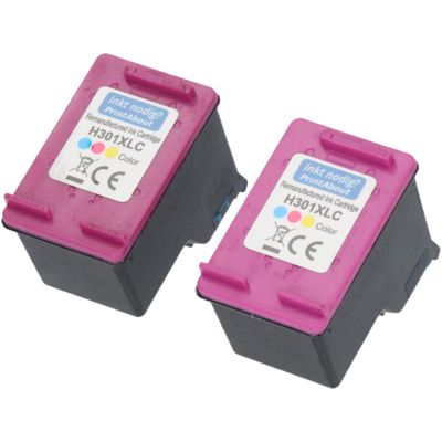 Cartucce compatibile HP 301XL (D8J46AE) - 2x 3 colori ad alta capacità Multipack