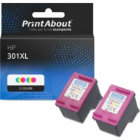 Cartucce compatibile HP 301XL (D8J46AE) - 2x 3 colori ad alta capacità Multipack