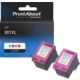 Cartucce compatibile HP 301XL (D8J46AE) - 2x 3 colori ad alta capacità Multipack