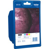 Cartuccia stampante Brother LC-1220RBWBP - 3 colori Multipack