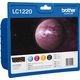Cartuccia stampante Brother LC-1220VALBP - 4 colori Multipack