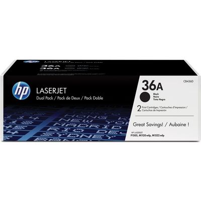 Toner HP 36A (CB436AD) - 2x Nero Multipack