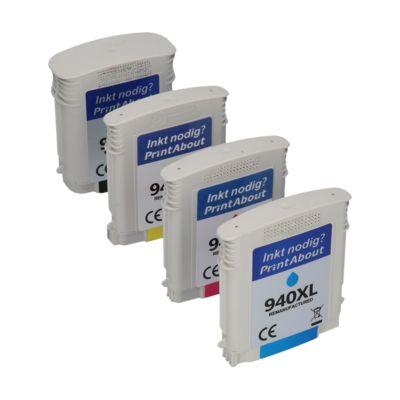 Cartuccia compatibile HP 940XL (C4906AE) - 4 colori Alta capacità Multipack