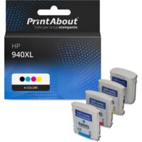 Cartuccia compatibile HP 940XL (C4906AE) - 4 colori Alta capacità Multipack
