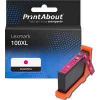 Cartuccia compatibile Lexmark 100XL (14N1070E) - Magenta Alta capacità