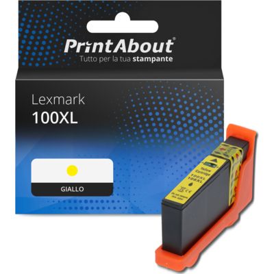 Cartuccia compatibile Lexmark 100XL (14N1071E) - Giallo Alta capacità