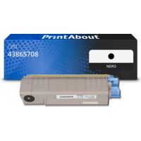 Toner compatibile OKI 43865708 - Nero