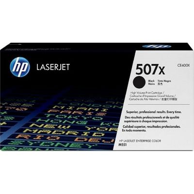 Toner HP 507X (CE400X) - Nero Alta capacità