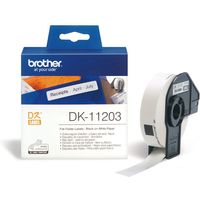 Etichetta Brother DK-11203 - Nero su bianco (17 mm x 87 mm)