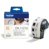 Etichetta Brother DK-11219 - Nero su bianco (12 mm x 12 mm)