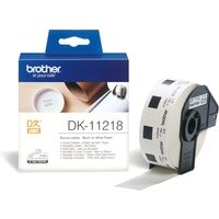 Etichetta Brother DK-11218 - Nero su bianco (24 mm x 24 mm)
