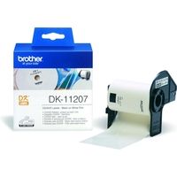 Etichetta Brother DK-11207 - Nero su bianco (58 mm x 58 mm)