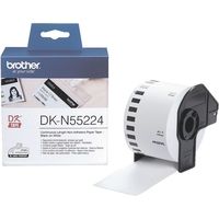 Etichetta Brother DK-N55224 - Nero su bianco (54 mm)
