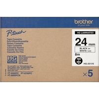 Nastro Brother HG-251v5 - Nero su bianco (24 mm x 24 mm)