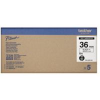 Nastro Brother HGe-261v5 - Nero su bianco (36 mm)