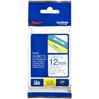 Nastro Brother TZe-133 - Blu su trasparente (12 mm)