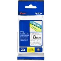 Nastro Brother TZe-141 - Nero su trasparente (18 mm)