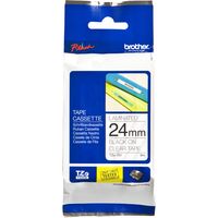 Nastro Brother TZe-151 - Nero su trasparente (24 mm x 24 mm)