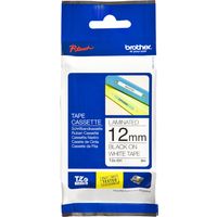 Nastro Brother TZe-231 - Nero su bianco (12 mm)