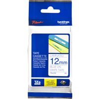Nastro Brother TZe-233 - Blu su bianco (12 mm)