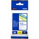 Nastro Brother TZe-233 - Blu su bianco (12 mm)