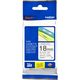 Nastro Brother TZe-241 - Nero su bianco (18 mm)