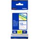 Nastro Brother TZe-243 - Blu su bianco (18 mm)