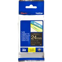 Nastro Brother TZe-354 - Oro su nero (24 mm x 24 mm)