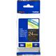 Nastro Brother TZe-354 - Oro su nero (24 mm x 24 mm)