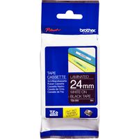 Nastro Brother TZe-355 - Bianco su nero (24 mm x 24 mm)