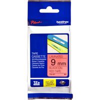 Nastro Brother TZe-421 - Nero su rosso (9 mm)