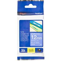 Nastro Brother TZe-535 - Bianco su blu (12 mm)
