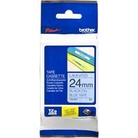 Nastro Brother TZe-551 - Nero su blu (24 mm x 24 mm)