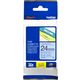 Nastro Brother TZe-551 - Nero su blu (24 mm x 24 mm)