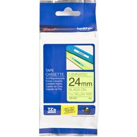 Nastro Brother TZe-C51 - Nero su giallo (24 mm x 24 mm)