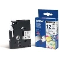 Nastro Brother TZe-FA3 - Blu su bianco (12 mm)