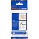 Nastro Brother TZe-N201 - Nero su bianco (3,5 mm)