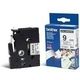 Nastro Brother TZe-N221 - Nero su bianco (9 mm)