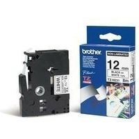 Nastro Brother TZe-N231 - Nero su bianco (12 mm)