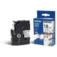 Nastro Brother TZe-N241 - Nero su bianco (18 mm)