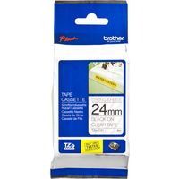 Nastro Brother TZe-S151 - Nero su trasparente (24 mm x 24 mm)