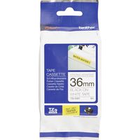 Nastro Brother TZe-S261 - Nero su bianco (36 mm)