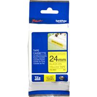 Nastro Brother TZe-S651 - Nero su giallo (24 mm x 24 mm)