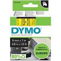 Nastro Dymo 40918 (S0720730) - Nero su giallo (9 mm)
