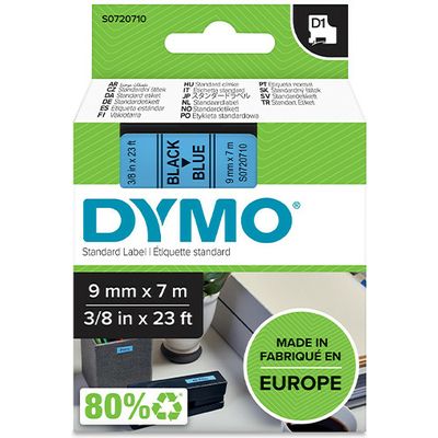 Nastro Dymo 40916 (S0720710) - Nero su blu (9 mm)